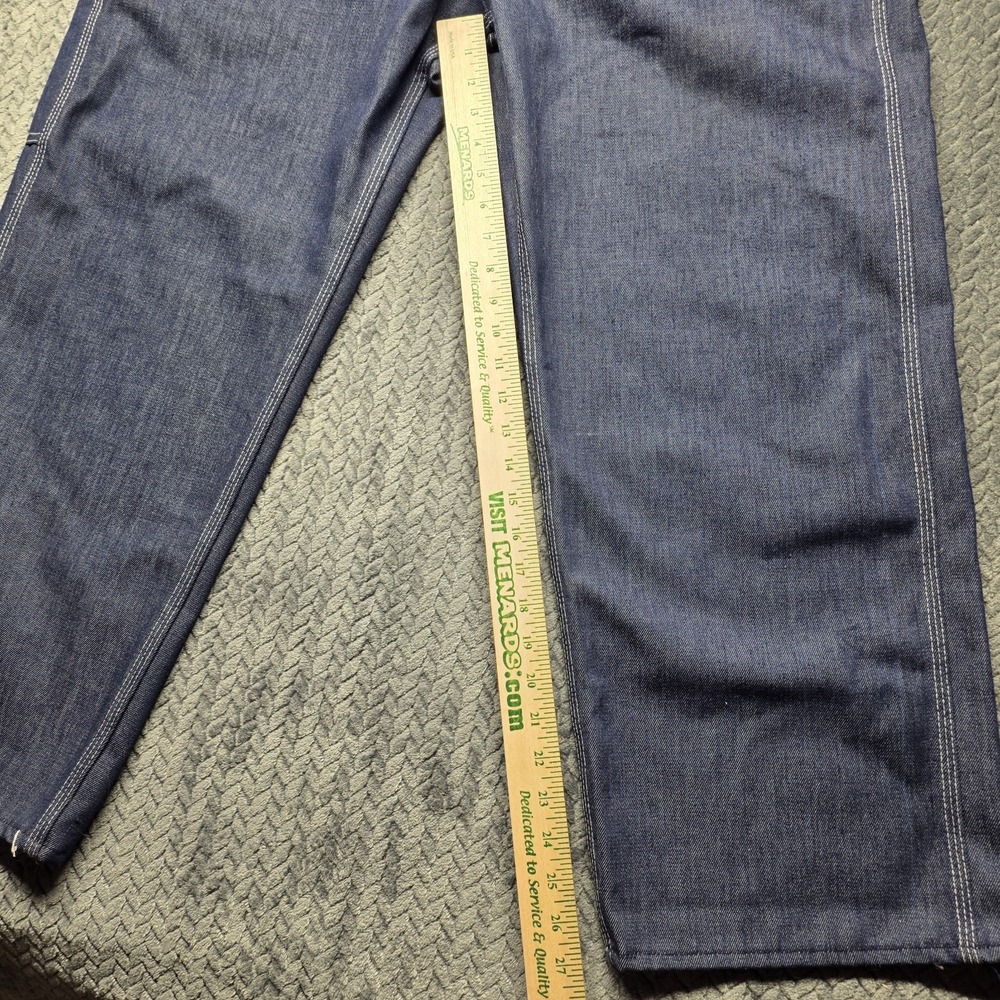 Vintage Montgomery Ward Sanforized Denim Bib Overalls Men's 42x29 Union Made USA - Picture 6 of 16
